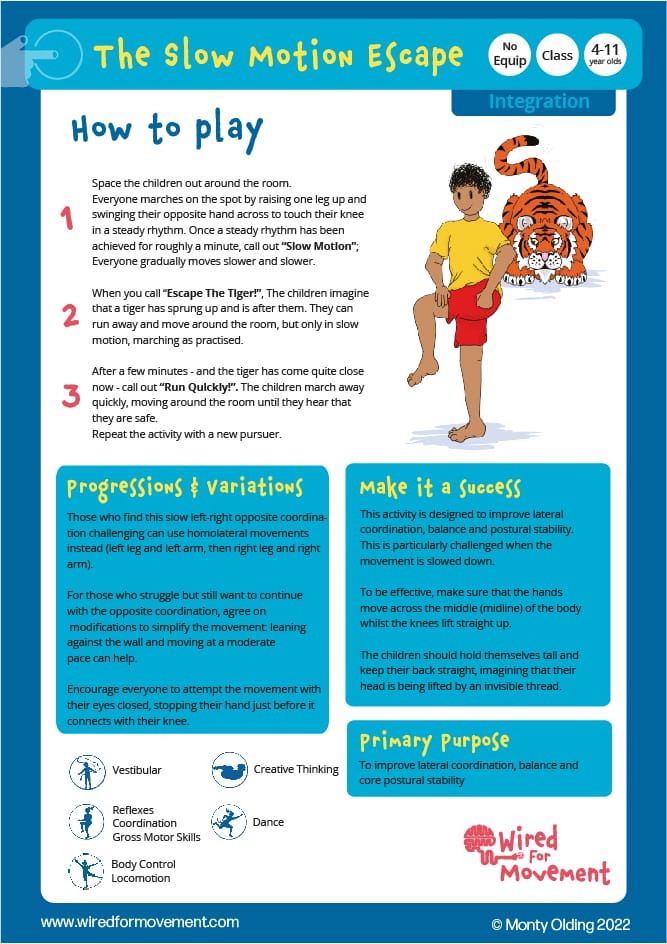 The Slow Motion Escape